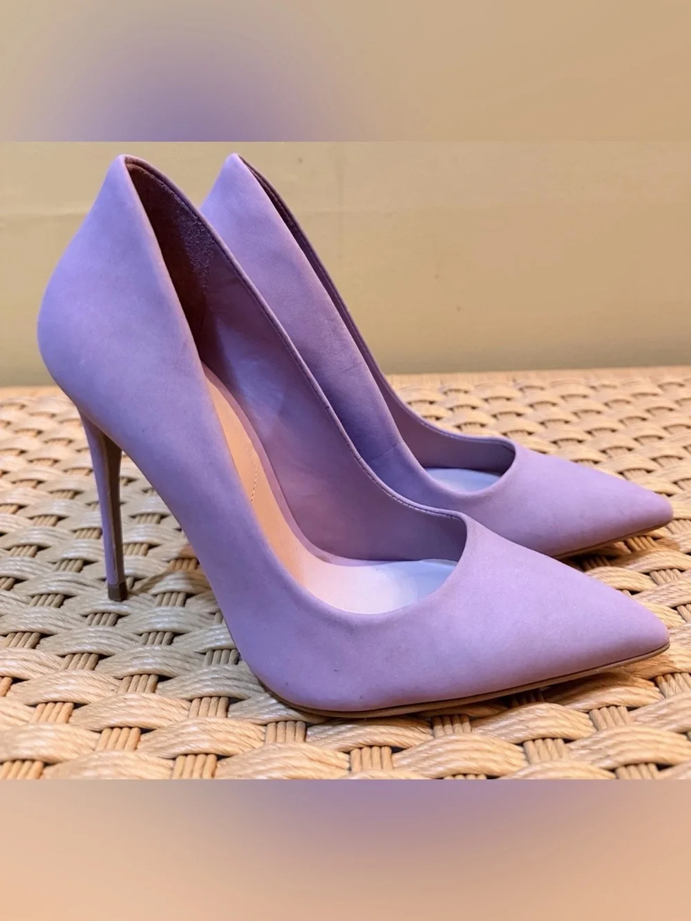 Aldo Classic Pointed-Toe Stiletto Pumps in Dusty Pink Size 6.5